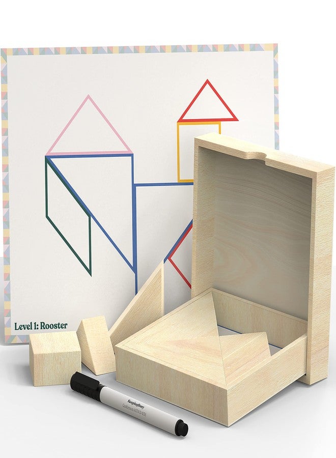 Keeping Busy Tangrams With Templates Dementia Activities for Seniors Brain Games for Adults Dementia Products for Elderly Alzheimers Products for Elderly Memory Games for Seniors Alzheimers Activities - Image 2